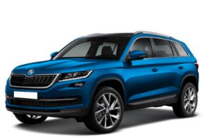 Эва-коврики на Skoda Kodiaq I 7 мест 2016 -